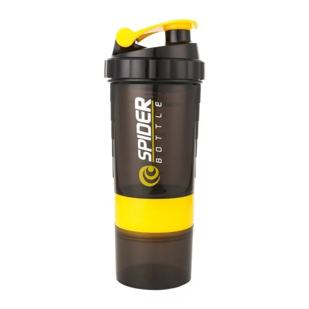 3 Layers Powder Protein Shaker Bottle