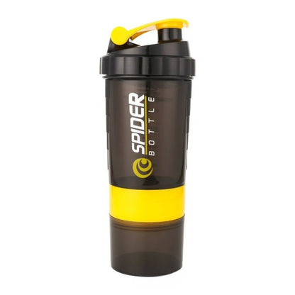 3 Layers Powder Protein Shaker Bottle