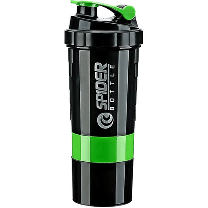 3 Layers Powder Protein Shaker Bottle