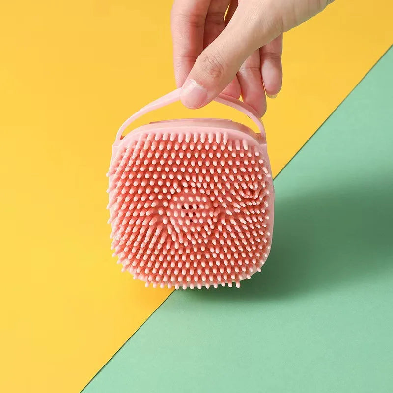 Bathroom Puppy Big Dog/Cat Bath Massage Gloves Silicon Brush