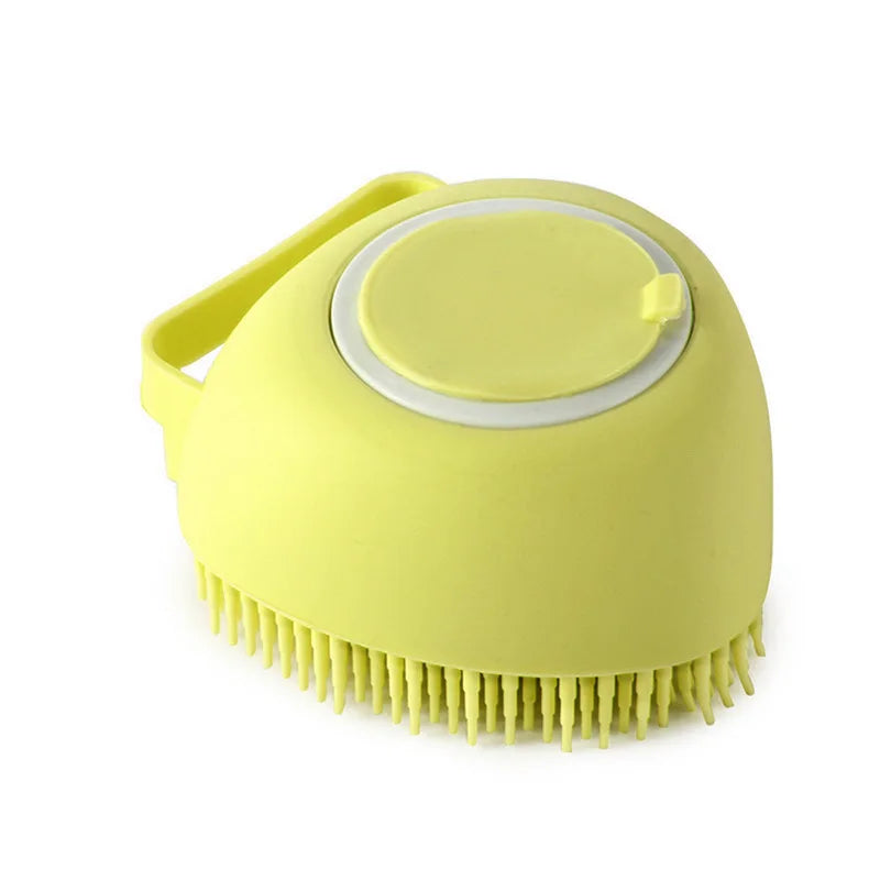 Bathroom Puppy Big Dog/Cat Bath Massage Gloves Silicon Brush