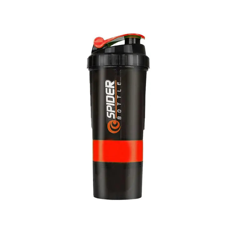 3 Layers Powder Protein Shaker Bottle