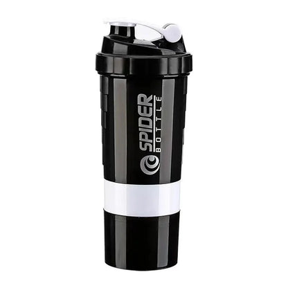 3 Layers Powder Protein Shaker Bottle