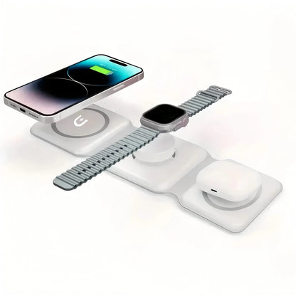 Foldable 3 in 1 Magnetic Wireless Charger