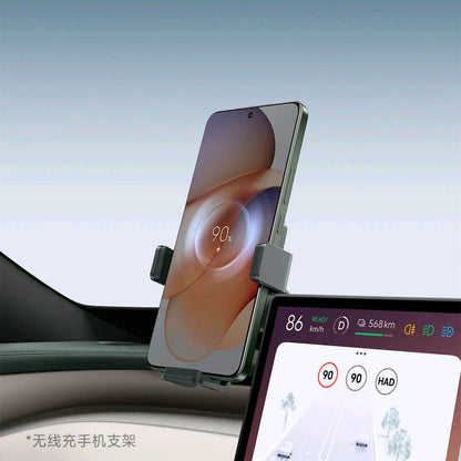 OmniShop! Wireless Magnetic Car Phone Holder