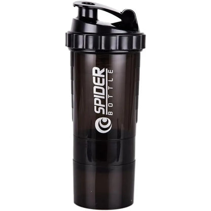 3 Layers Powder Protein Shaker Bottle